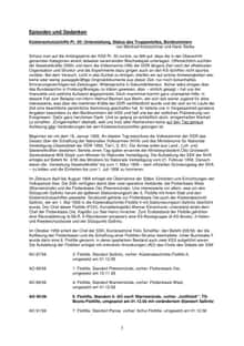 Seite 4: Küstenschutzschiffe Pr. 50: Unterstellung, Status des Truppenteiles, Bordnummern