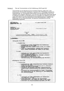 Seite 47: Anhang 2: Plan der Terminarbeiten im GA-II (Waffenzug, KSS Projekt 50)